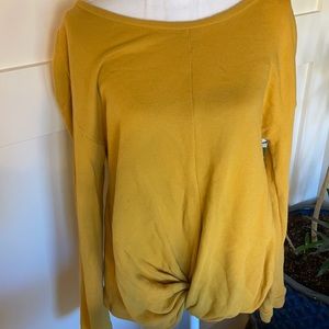 Caslon mustard yellow sweater
